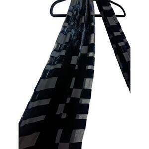 Kevin O'Brien Studio Burnout Velvet Silk Scarf Shawl